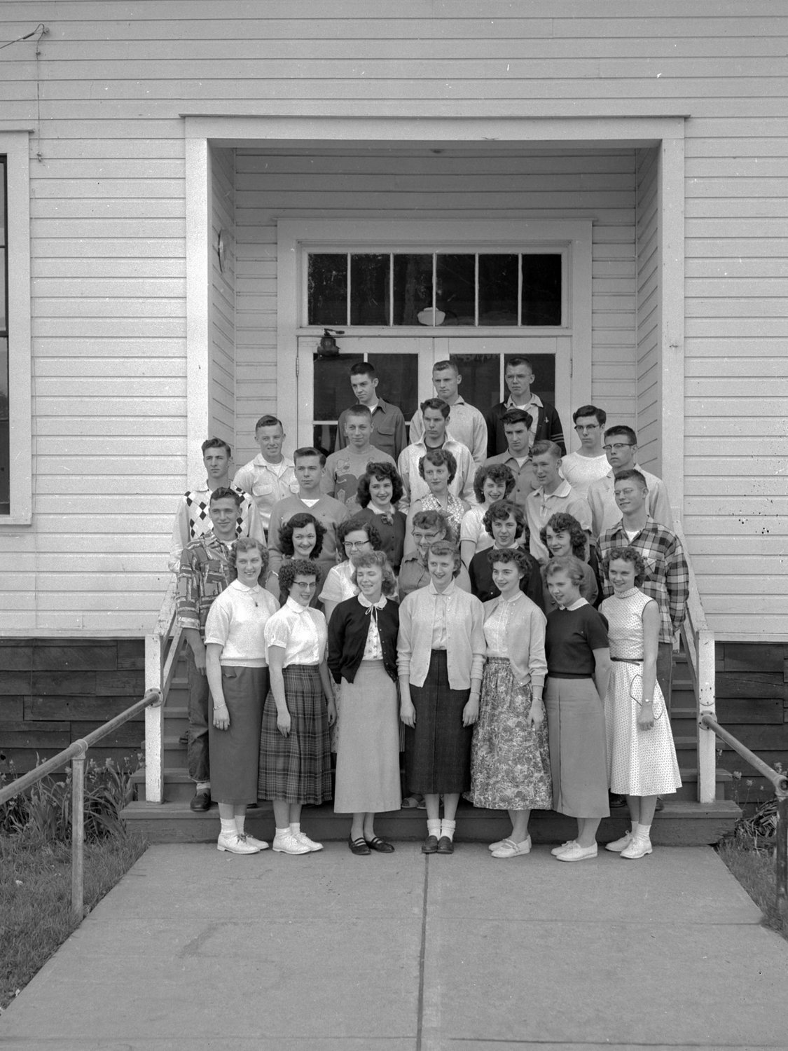 Onalaska seniors are pictured in 1955 in this photograph from The Chronicle’s archives.